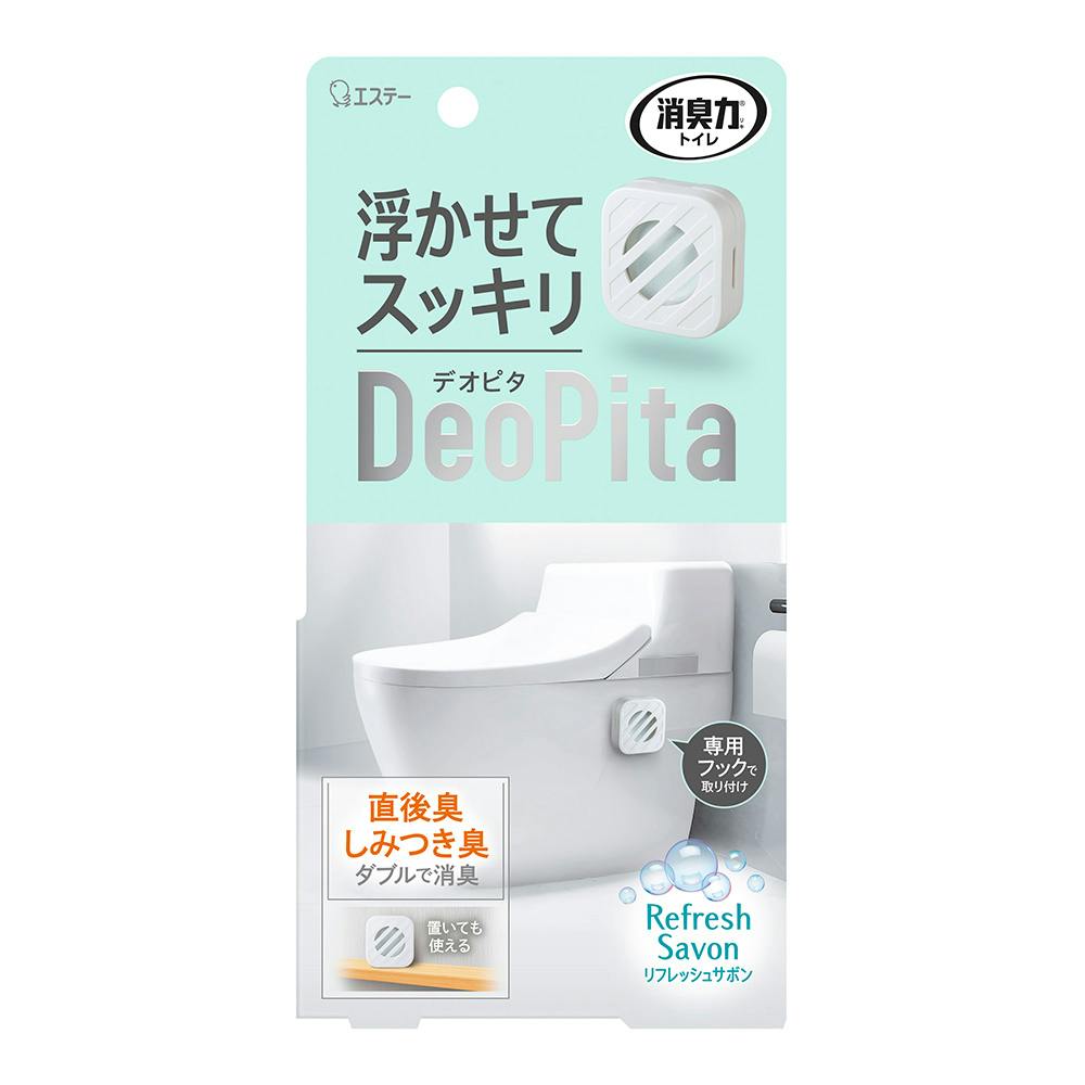 消臭力 デオピタ トイレ用 リフレッシュサボン 本体