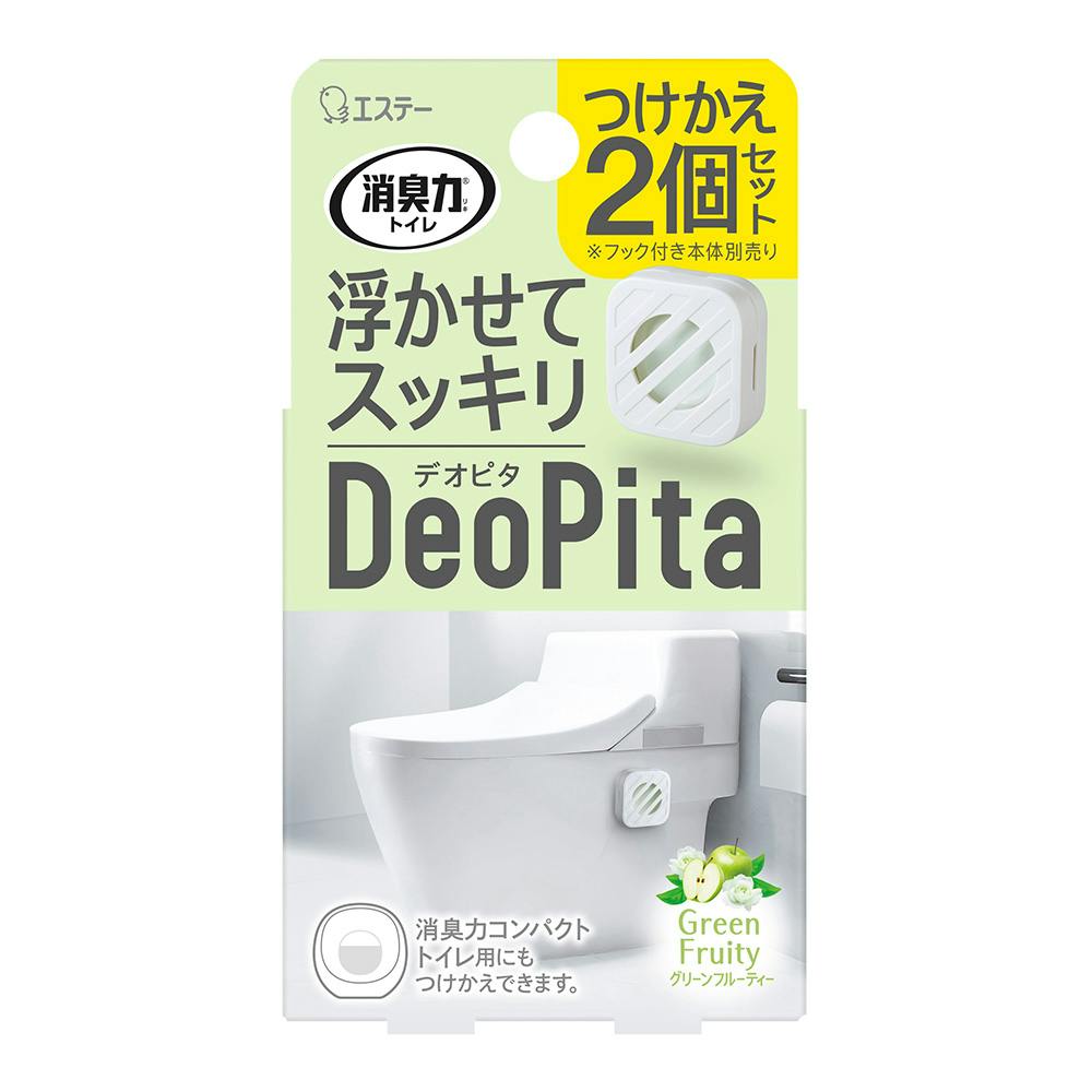 消臭力 デオピタ トイレ用 グリーンフルーティー 付替 2個