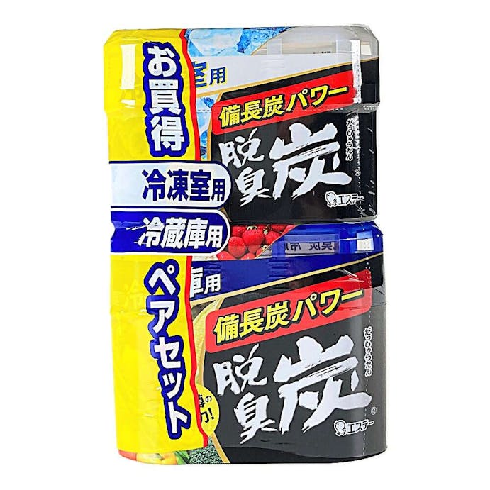 エステー　脱臭炭　ペアセット　冷蔵庫用１４０ｇ＋冷凍室用７０ｇ