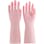 【CAINZ-DASH】エステー ファミリー　ビニール中厚手　指先強化　Ｍ　２双パック（ピンク１双・グリーン１双） ST71214【別送品】