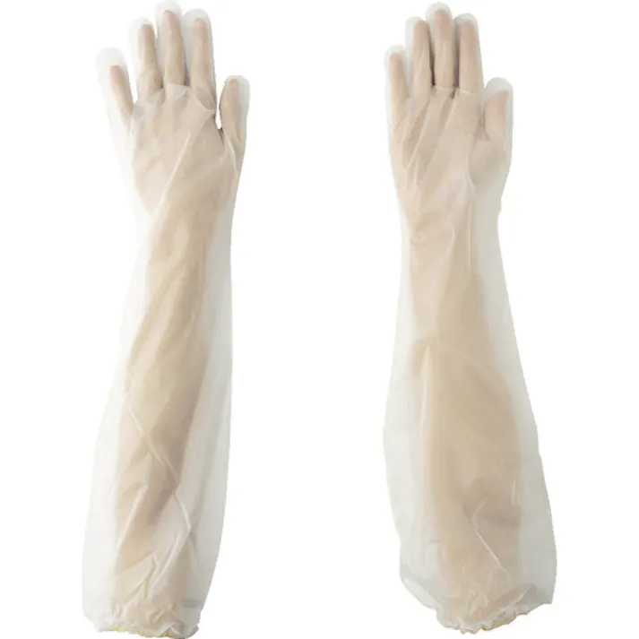 【CAINZ-DASH】エステー NO944ポリエチレン使い切り手袋ロングタイプ半透明 (30枚入) NO944C【別送品】