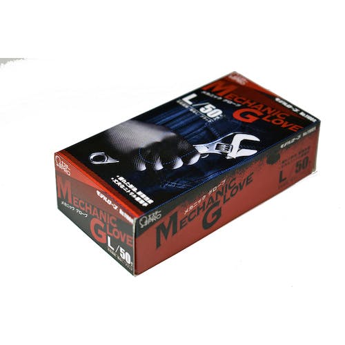 エステー モデルローブNo.1100RメカニックグローブL ST76112 ニトリルゴム使い捨て手袋 エステー モデルローブNo.1100RメカニックグローブL ST76112 ニトリルゴム使い捨て手袋