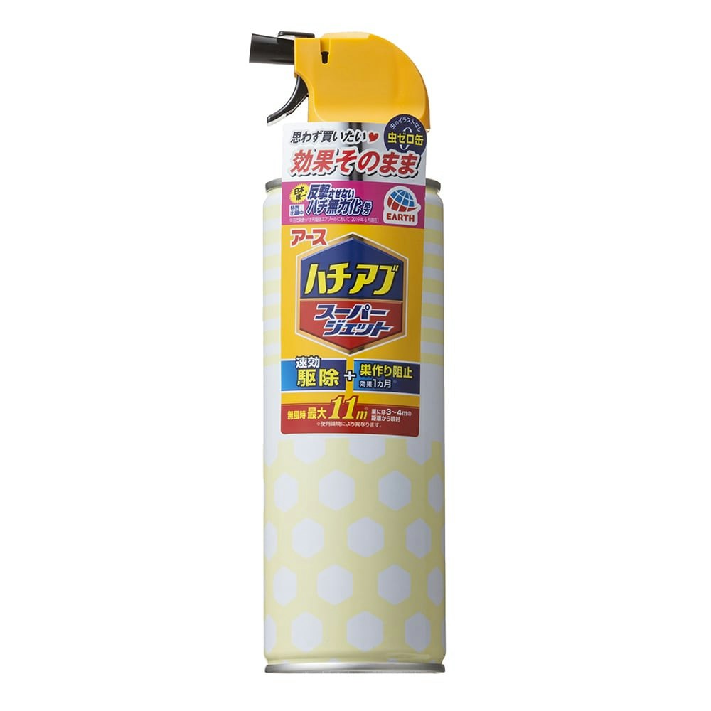 アース製薬 ハチアブスーパージェット デザイン缶 455ml｜ホームセンター通販【カインズ】