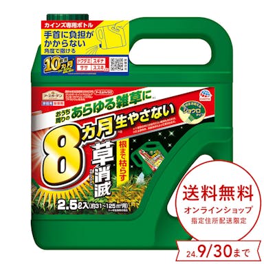 【送料無料】アース 根まで枯らす草消滅 ジョウロタイプ 2.5L