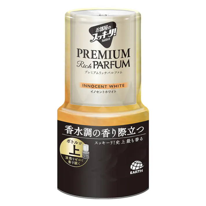 アース製薬 お部屋のスッキーリ! プレミアムリッチパルファム イノセントホワイト 400ml