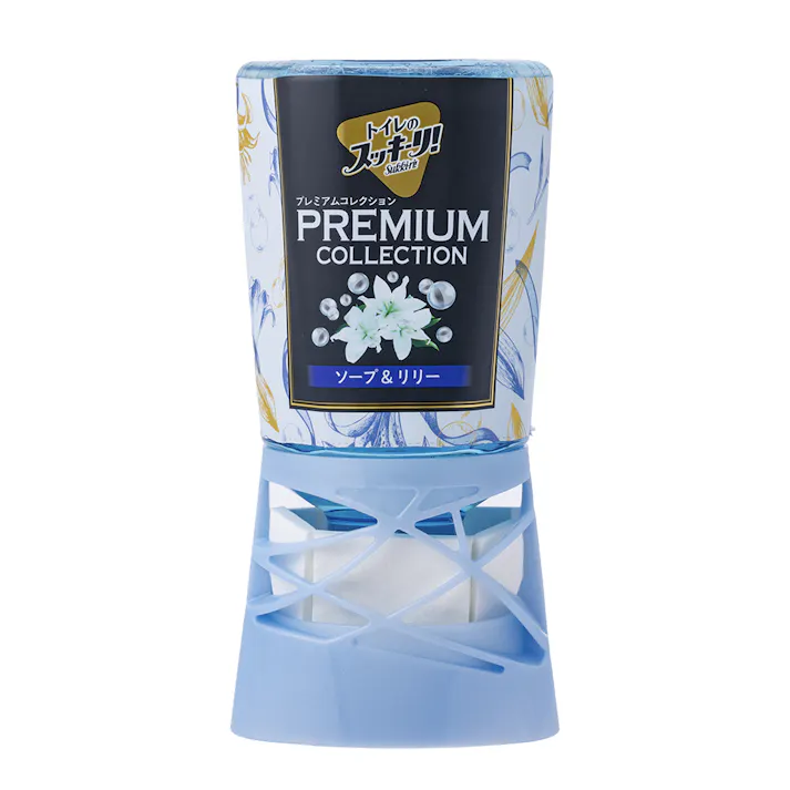 アース製薬 トイレのスッキーリ! プレミアムコレクション ソープ&リリーの香り 400ml