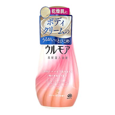 アース製薬 ウルモア高保湿入浴液 クリーミーローズ 600ml