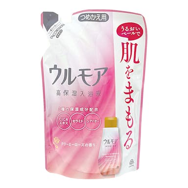 アース製薬 ウルモア 高保湿入浴液 クリーミーローズの香り 詰替 480ml