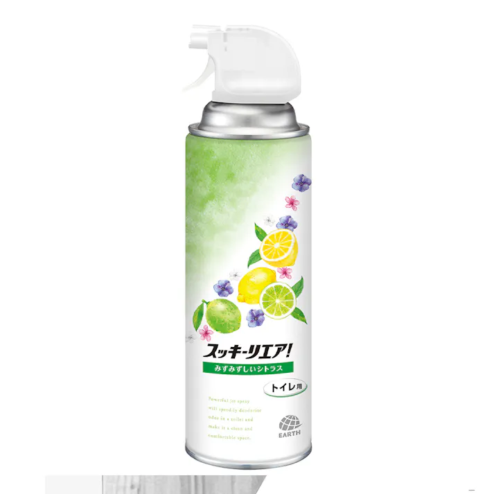 アース製薬 スッキーリエア トイレ用 みずみずしいシトラス 350ml