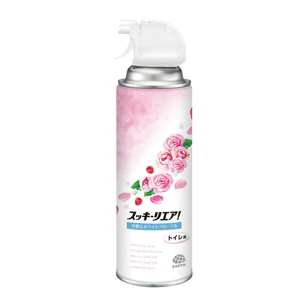 アース製薬 スッキーリエア トイレ用 可憐なホワイトフローラル 350ml トイレ用 芳香・消臭剤 アース製薬 スッキーリエア トイレ用 可憐なホワイトフローラル 350ml トイレ用 芳香・消臭剤