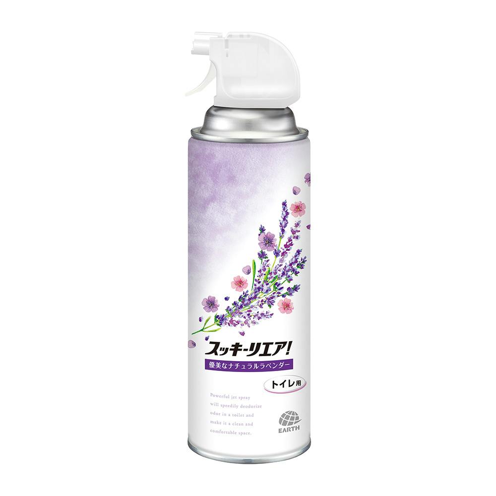 アース製薬 スッキーリエア トイレ用 優美なナチュラルラベンダー 350ml トイレ用 芳香・消臭剤 アース製薬 スッキーリエア トイレ用 優美なナチュラルラベンダー 350ml トイレ用 芳香・消臭剤