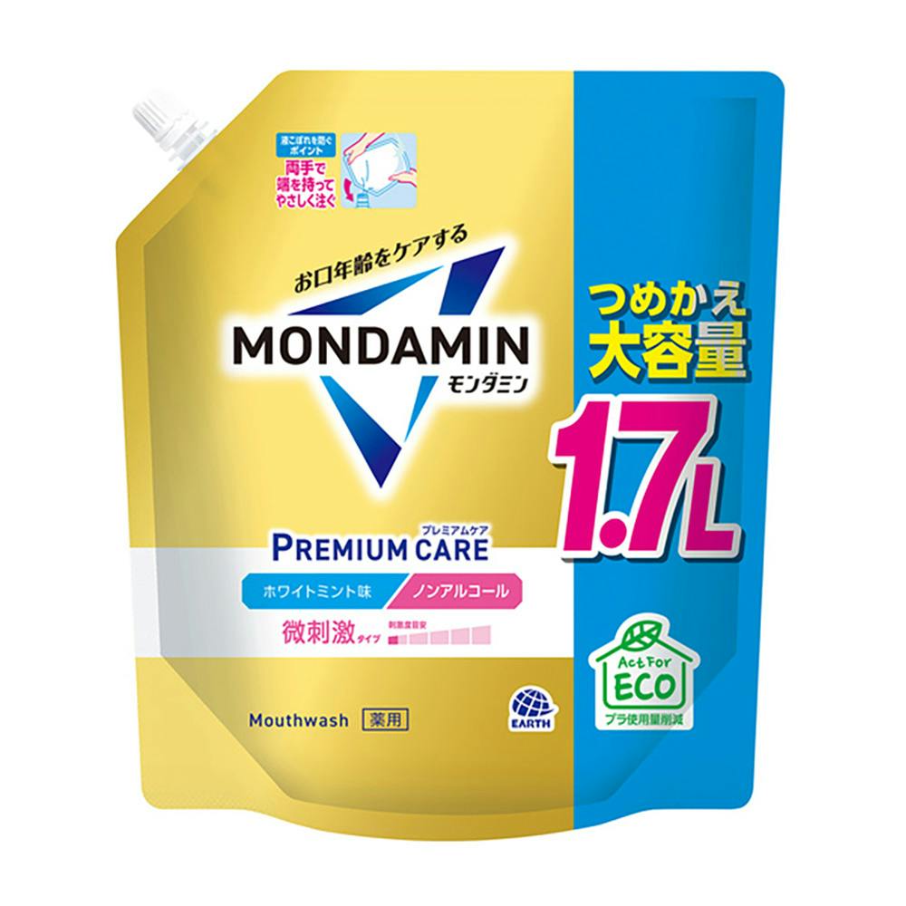 まとめ得 モンダミン プレミアムケア センシティブ 大容量パウチ １．７Ｌ マウスウォッシュ x [6個] /h | モンダミン プレミアムケア センシティブ 大容量パウチ 1.7L