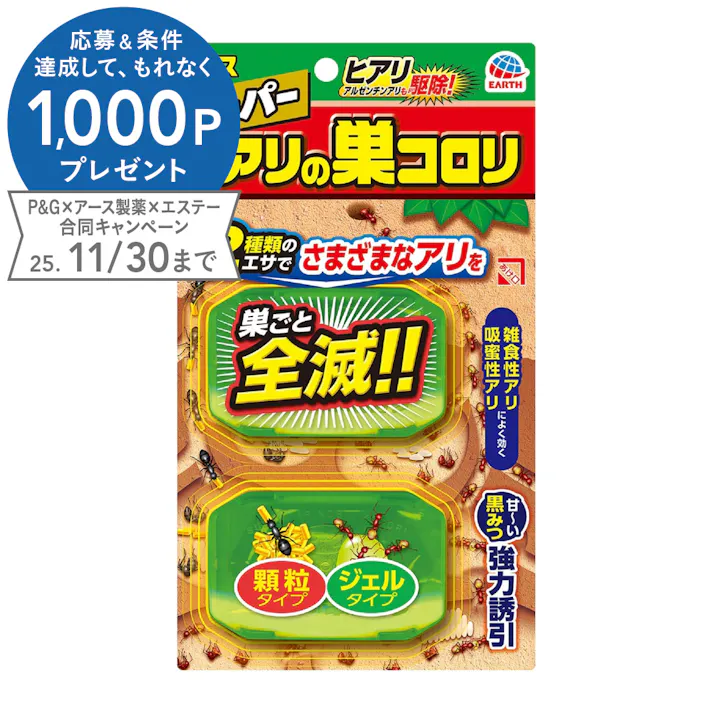 アース製薬 スーパーアリの巣コロリ 2個