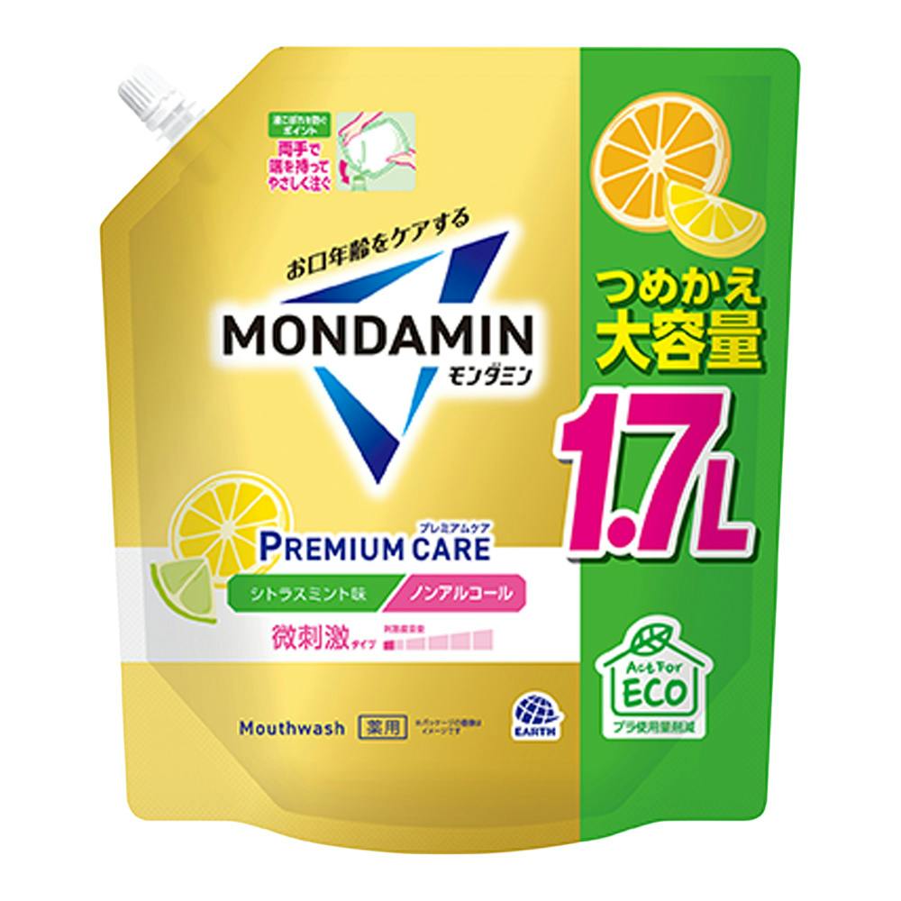 モンダミン プレミアムケア シトラスミント ノンアルコール 詰替