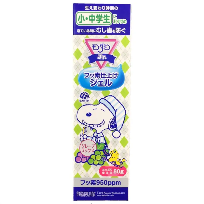 モンダミンJr. フッ素仕上げジェル グレープミックス 80g