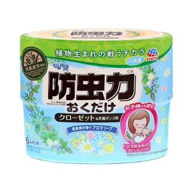 アース製薬 ピレパラアース 防虫力おくだけ 消臭プラス 柔軟剤の香り アロマソープ 300ml