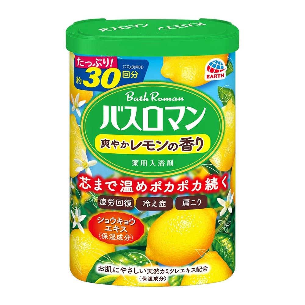 アース製薬 バスロマン 爽やかレモンの香り 600g ホームセンター通販 カインズ