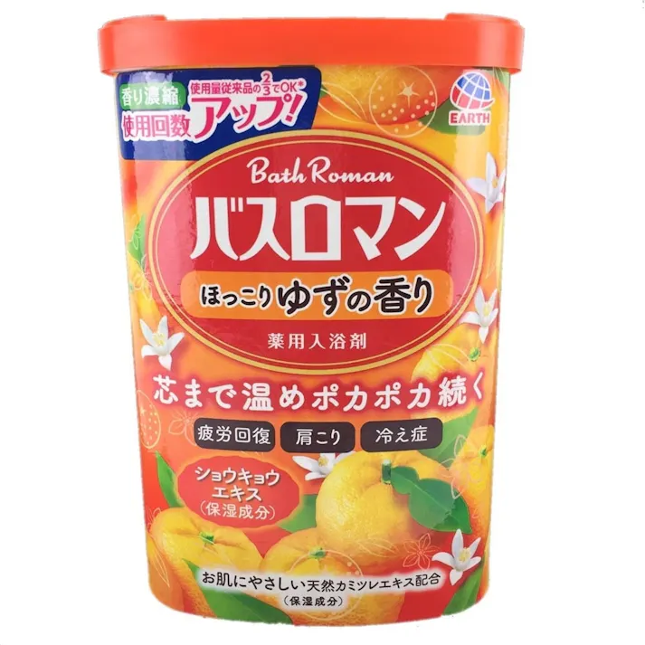 バスロマン ほっこりゆずの香り 600g