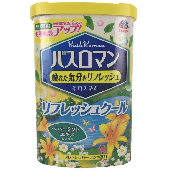 アース製薬 バスロマン リフレッシュクール 600g(販売終了)