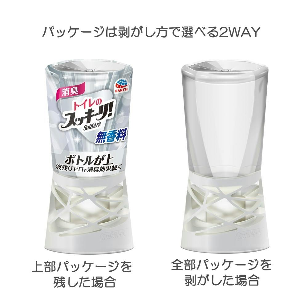 アース製薬 トイレのスッキーリ! 無香料 400ml | 芳香・消臭剤・防虫