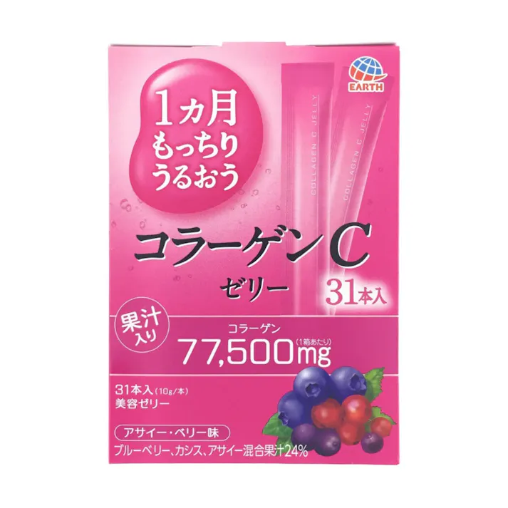 アース製薬 1ヵ月もっちりうるおうコラーゲンCゼリー 31本