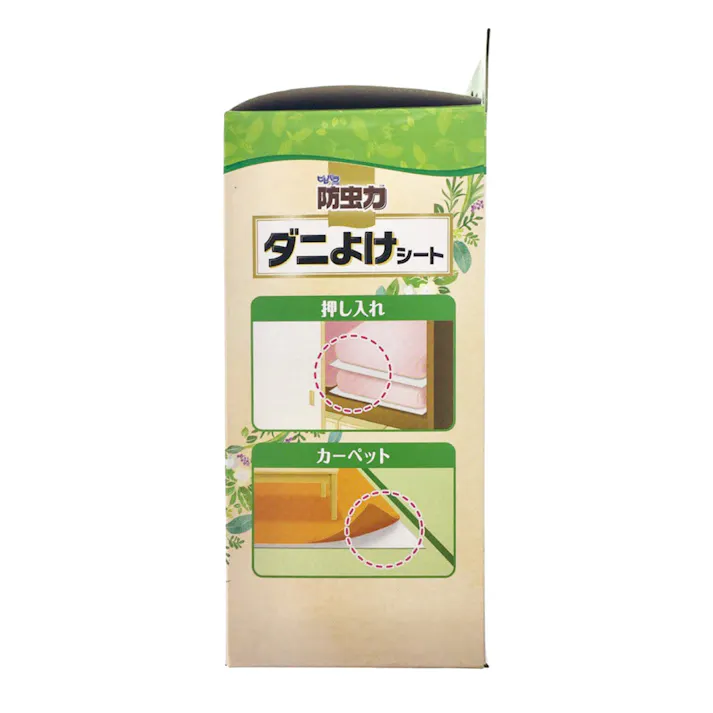 アース製薬 ピレパラアース 防虫力 ダニよけシート 12枚