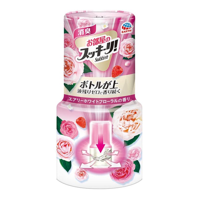 アース製薬 お部屋のスッキーリ! エアリーホワイトフローラルの香り 400ml