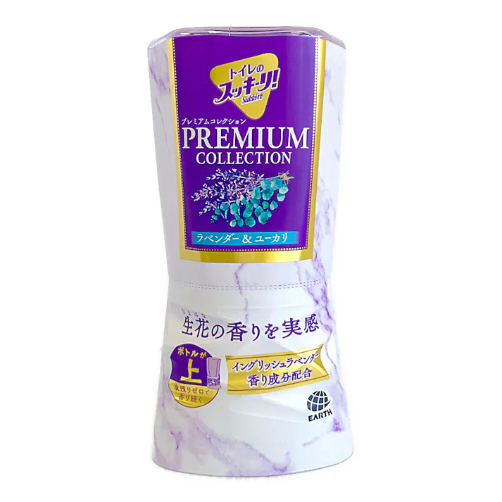 アース製薬 トイレのスッキーリ!プレミアムコレクション ラベンダー&ユーカリの香り 400ml