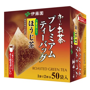 伊藤園 お～いお茶 プレミアムティーバッグ 一番茶入りほうじ茶 50袋