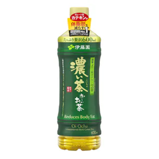 【ケース販売】お~いお茶 濃い茶 (機能性表示食品) 600ml×24本