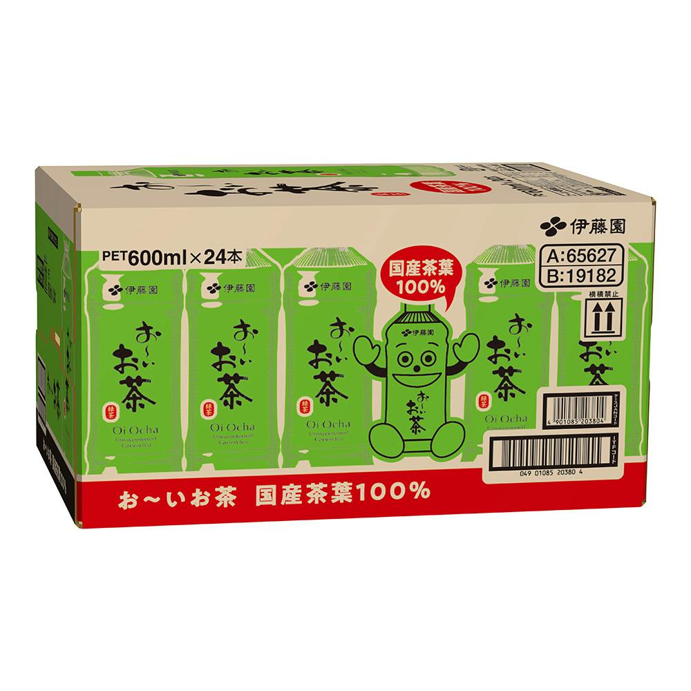 ケース販売】お～いお茶 緑茶 600ml×24本 | 飲料・水・お茶 通販