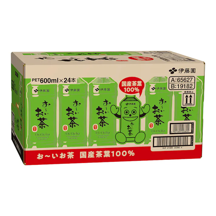 【ケース販売】お~いお茶 緑茶 600ml×24本