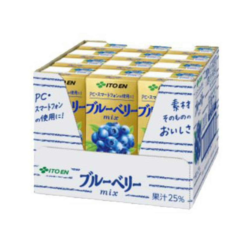 ケース販売】ブルーベリーmix 紙パック 200ml×12本 | 飲料・水・お茶