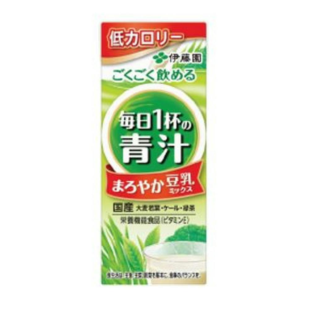 ケース販売】伊藤園 ごくごく飲める 毎日1杯の青汁 まろやか豆乳