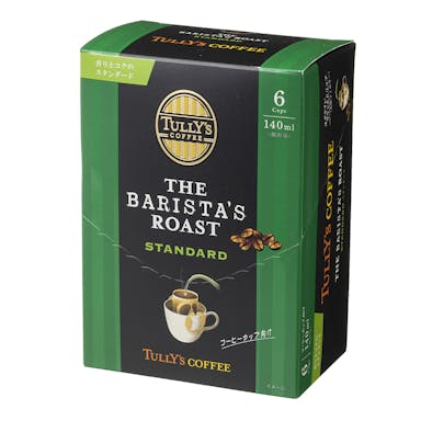 伊藤園 TULLY’S COFFEE THE BARISTA’S ROAST STANDARD 6P