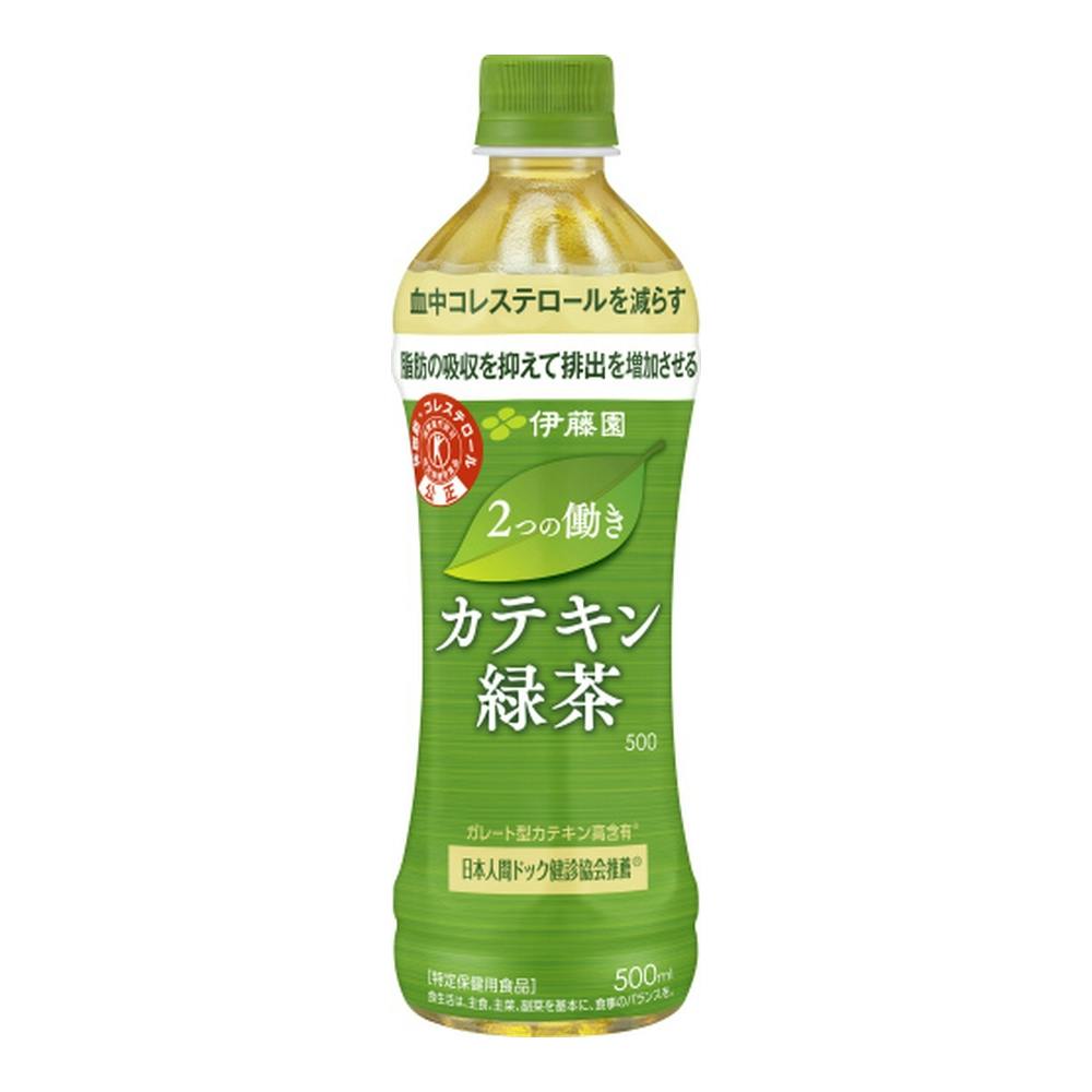 【ケース販売】伊藤園 2つの働き カテキン緑茶 500ml×24本(販売終了)