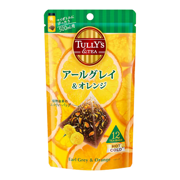 TULLY’S &TEA アールグレイ&オレンジ 12袋