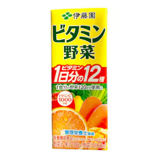 【ケース販売】ビタミン野菜 紙パック 200ml×12本