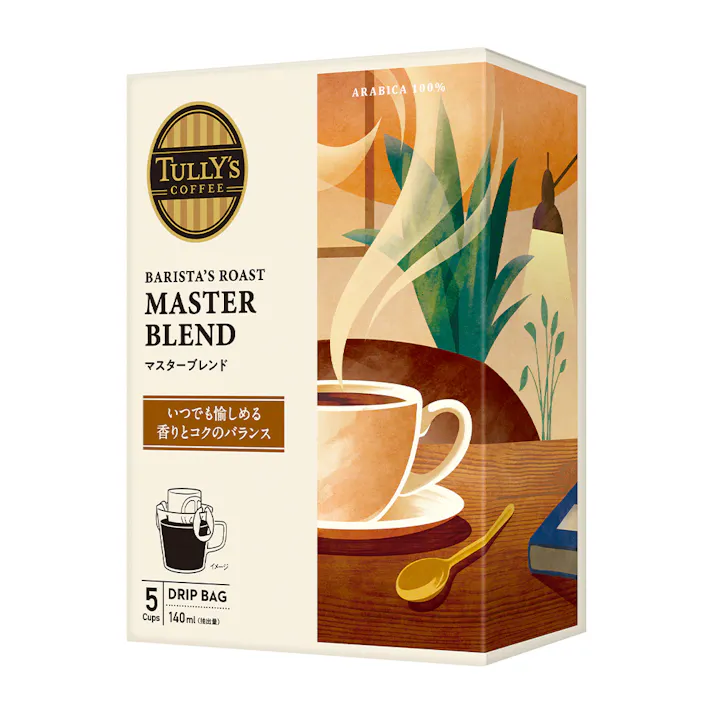 TULLY’S COFFEE BARISTA’S ROAST マスターブレンド 45g(9g×5袋) ドリップパック