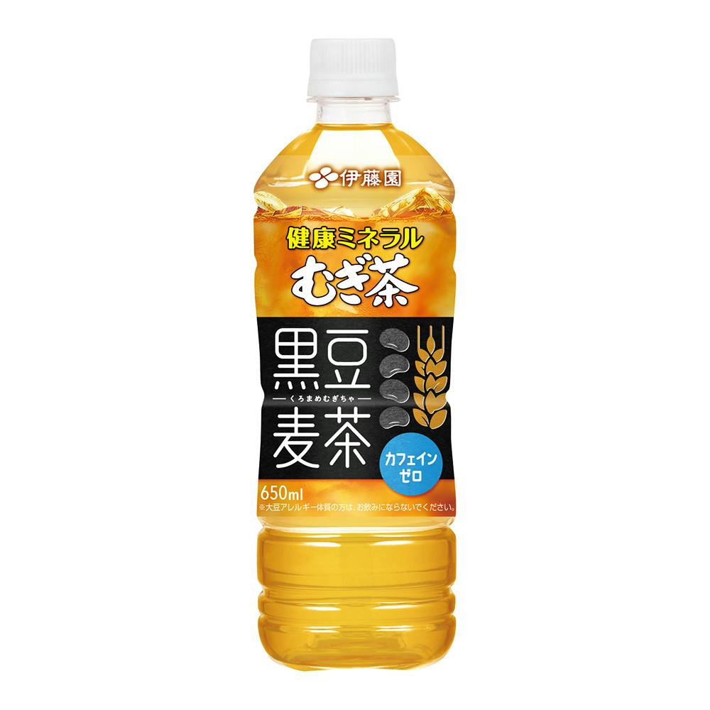 【ケース販売】健康ミネラルむぎ茶 黒豆麦茶 650ml×24本
