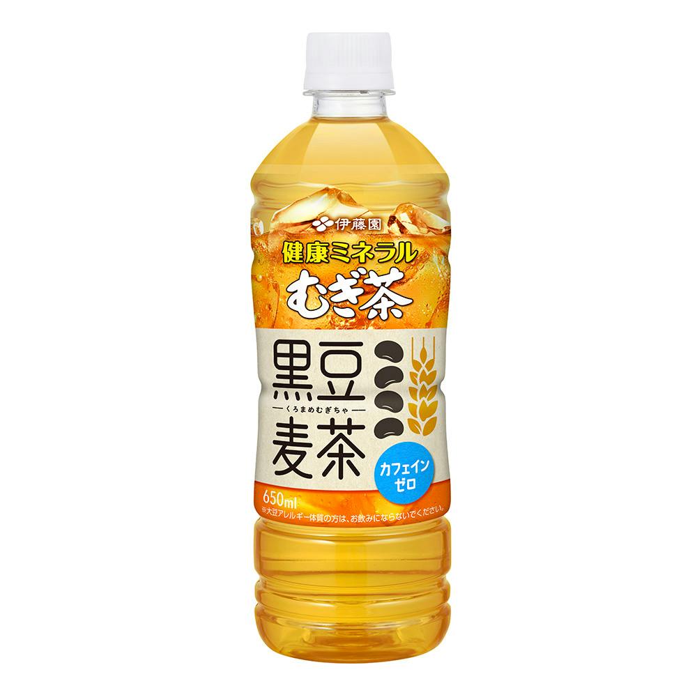 健康ミネラルむぎ茶 黒豆麦茶 650ml×1本