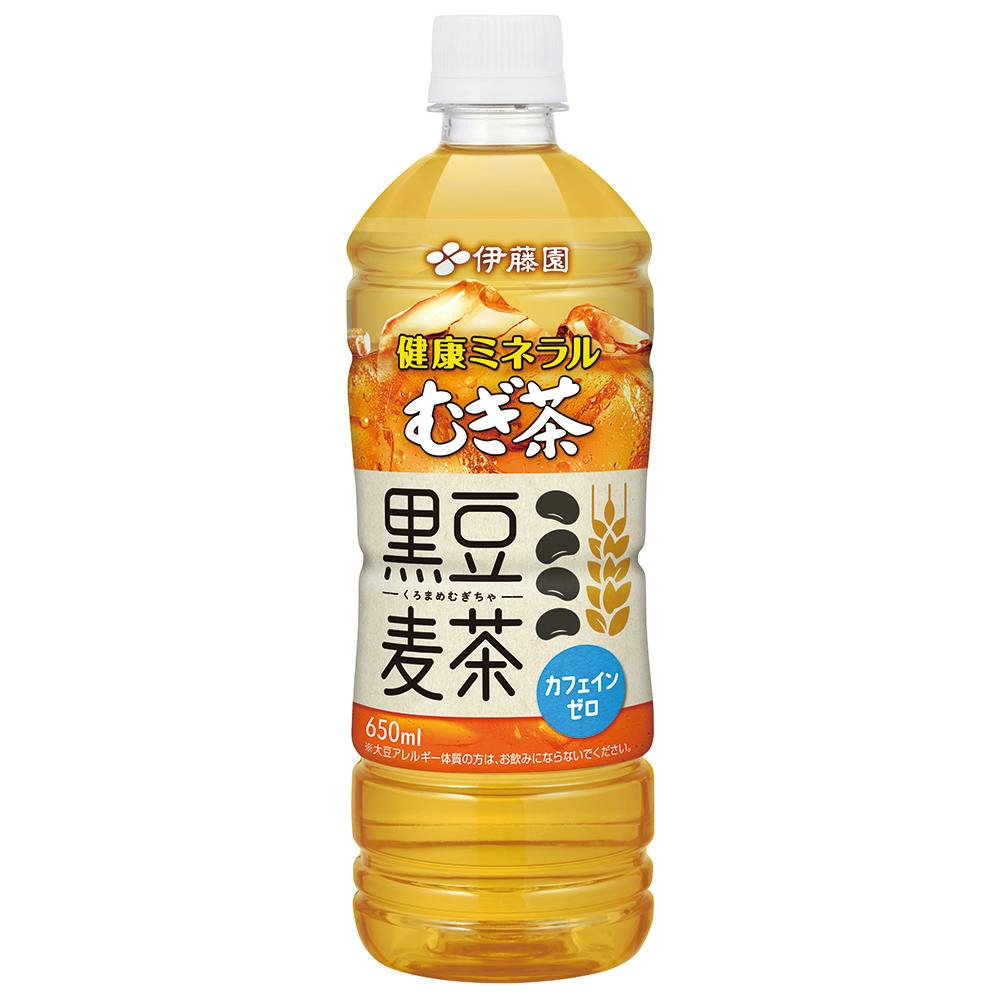 健康ミネラルむぎ茶 黒豆麦茶650ml×24本 お茶 健康ミネラルむぎ茶 黒豆麦茶650ml×24本 お茶