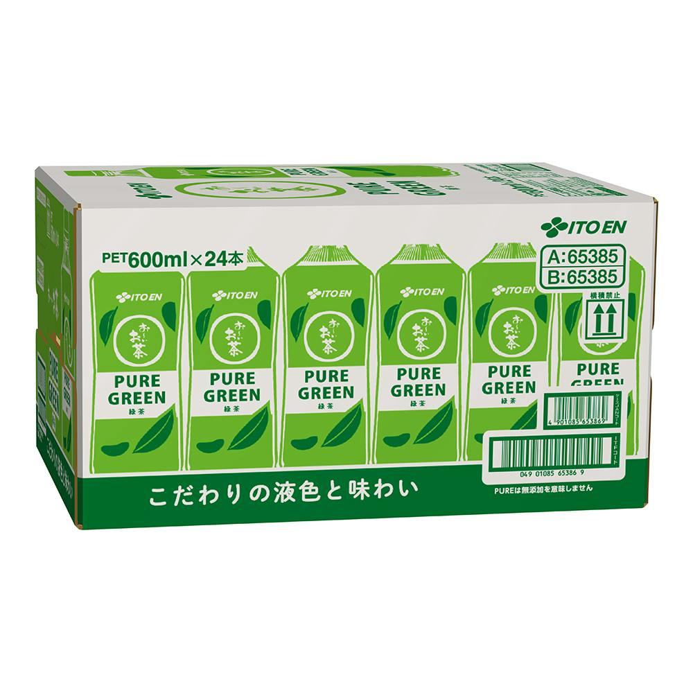ケース販売】伊藤園 お～いお茶 ピュアグリーン 600ml×24本 | 飲料・水