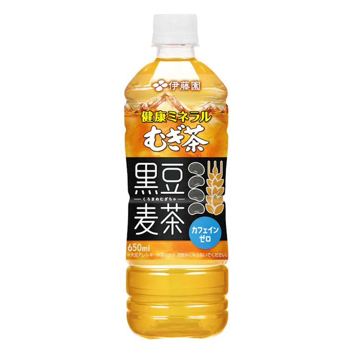 【ケース販売】健康ミネラルむぎ茶 黒豆麦茶 650ml×24本