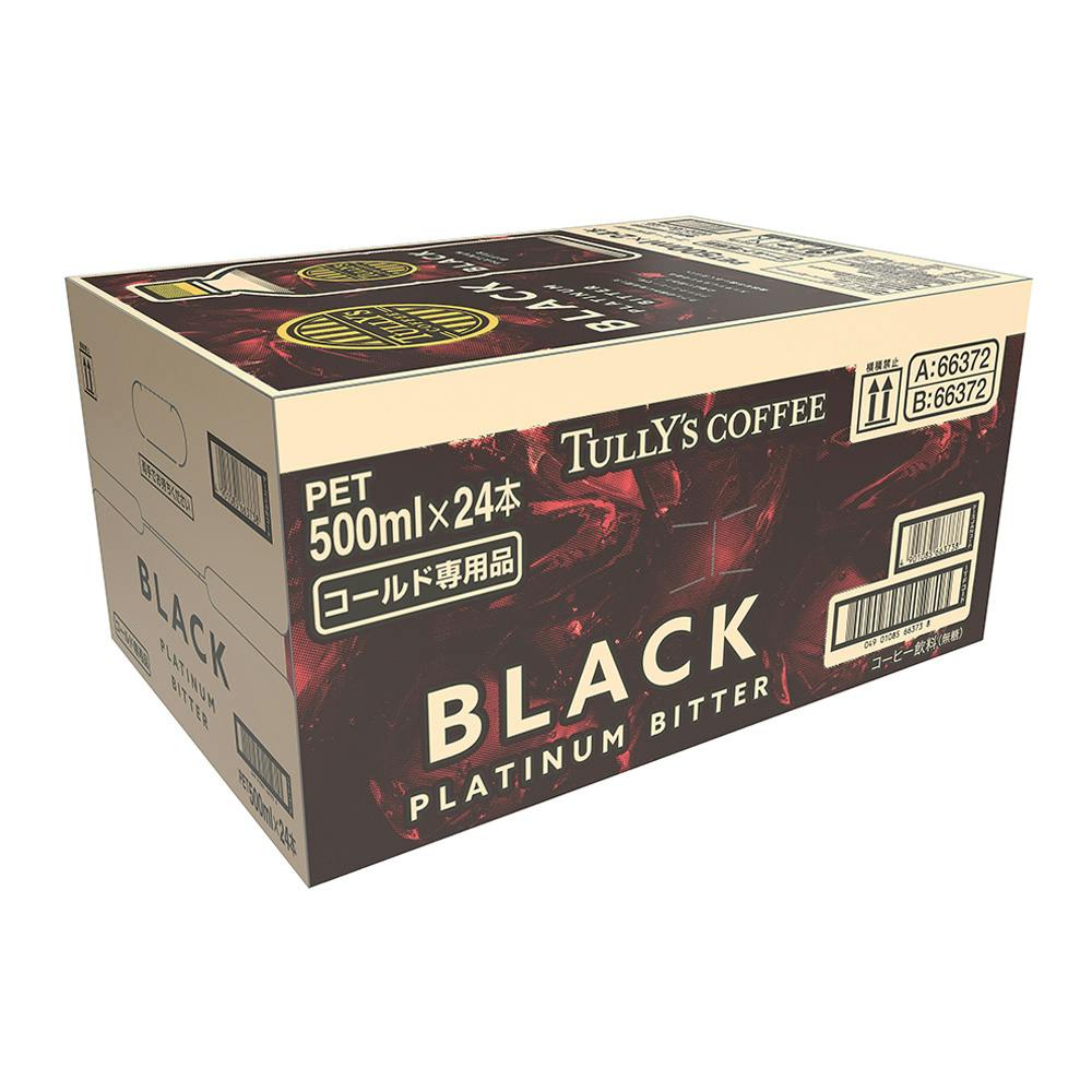 【ケース販売】タリーズ プラチナビターブラック 500ml×24本