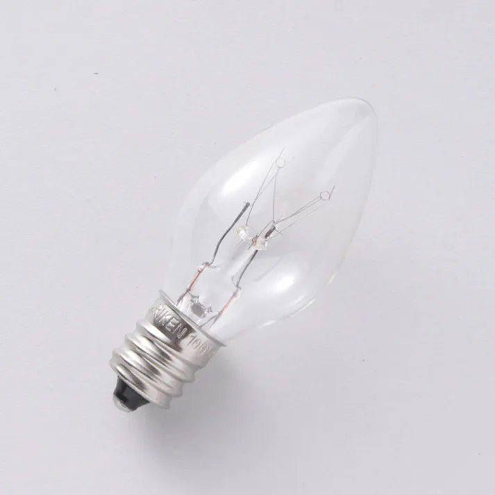 エルパ ELPA ローソク球 7W E12 クリア G-1107H (C)