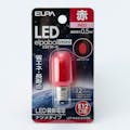 朝日電器 エルパ ELPA LEDナツメ球 E12 レッド LDT1R-G-E12-G104