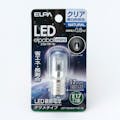 朝日電器 エルパ ELPA LEDナツメ球 E17 クリア昼白色 LDT1CN-G-E17-G115