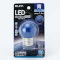 朝日電器 エルパ ELPA LED装飾電球 ミニボール球形 E26 G40 ブルー LDG1B-G-G252