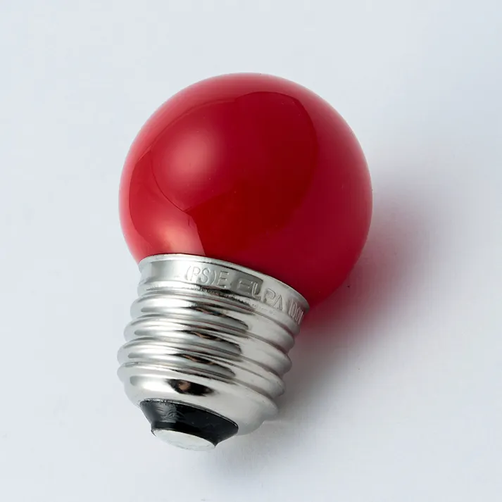 エルパ ELPA LED装飾電球 ミニボール球形 E26 G40 レッド LDG1R-G-G254